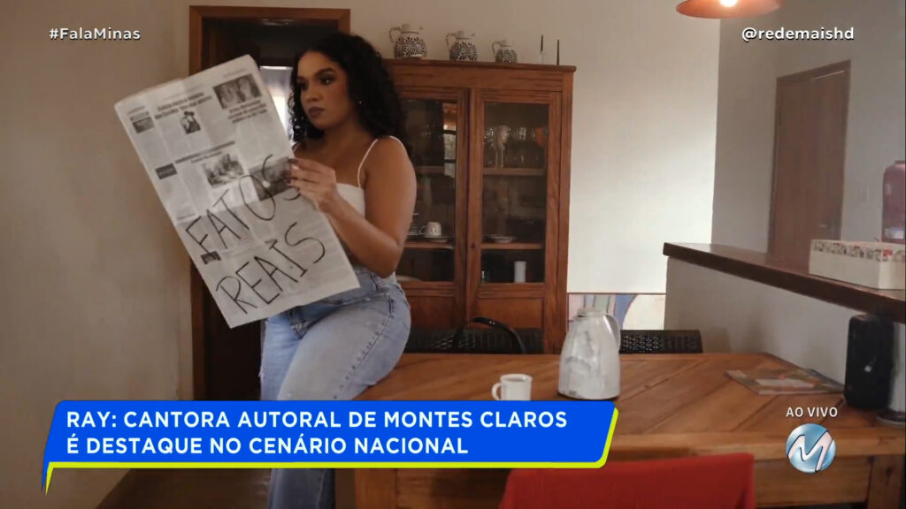 É DE MONTES CLAROS: CONHEÇA A TRAJETÓRIA DA CANTORA RAY