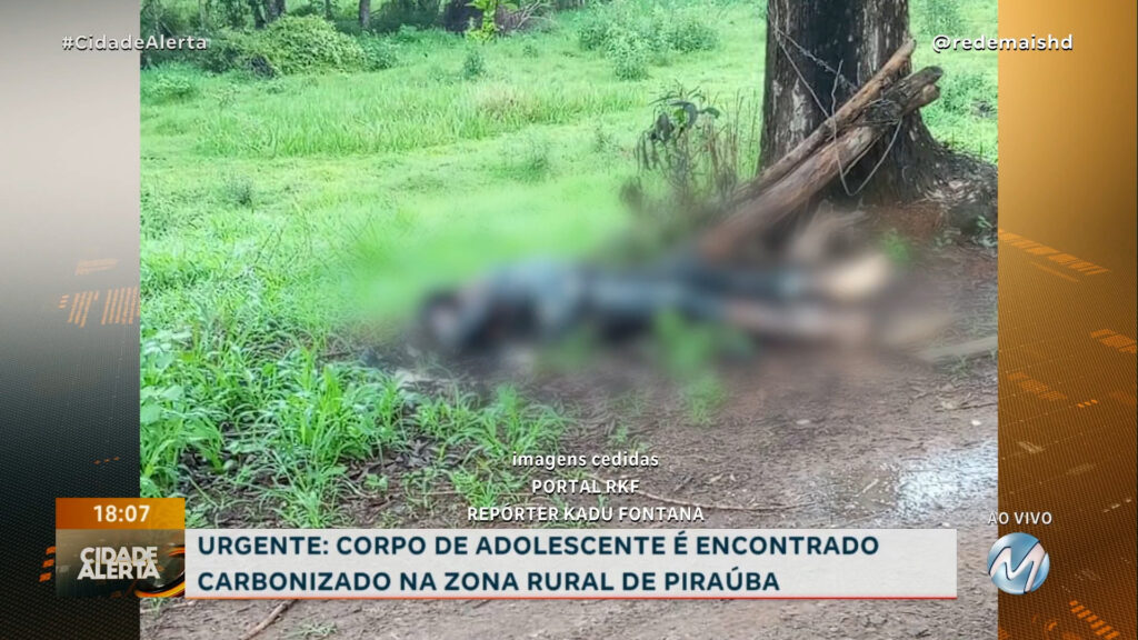 CORPO DE ADOLESCENTE É ENCONTRADO CARBONIZADO NA ZONA RURAL DE PIRAÚBA