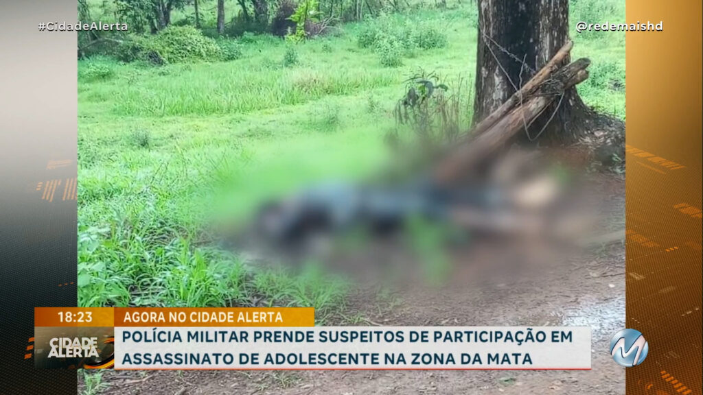 POLÍCIA MILITAR PRENDE QUATRO SUSPEITOS DE PARTICIPAÇÃO EM ASSASSINATO DE ADOLESCENTE