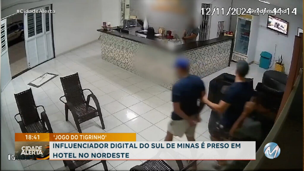 ‘JOGO DO TIGRINHO’: INFLUENCIADOR DIGITAL DO SUL DE MINAS É PRESO EM HOTEL NO NORDESTE