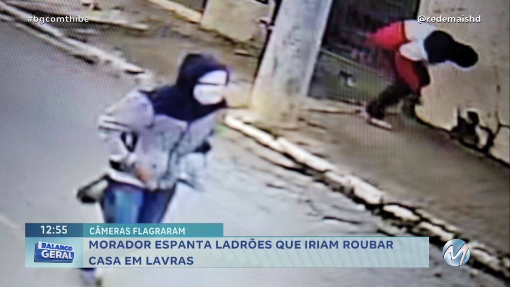 MORADOR ESPANTA LADRÕES QUE IRIAM ROUBAR CASA EM LAVRAS