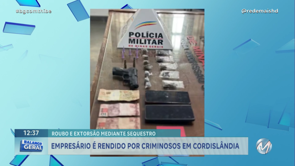 EMPRESÁRIO É RENDIDO POR CRIMINOSOS EM CORDISLÂNDIA