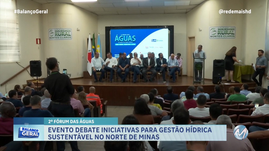 EVENTO DEBATE INICIATIVAS PARA GESTÃO HÍDRICA SUSTENTÁVEL NO NORTE DE MINAS