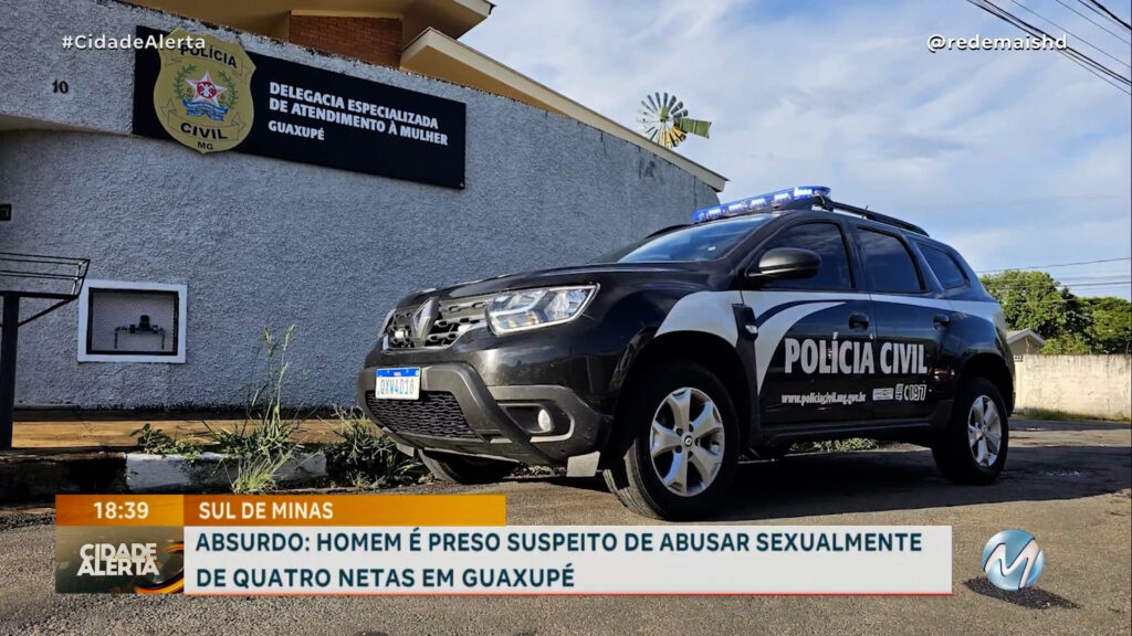 POLÍCIA CIVIL PRENDE DOIS SUSPEITOS DE ABUSO SEXUAL EM GUAXUPÉ