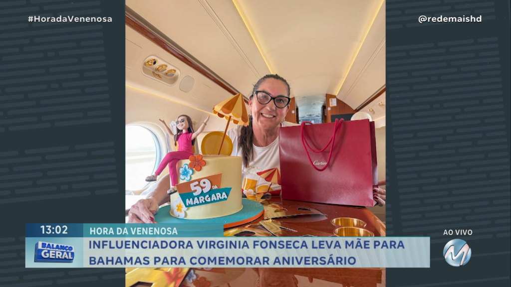 INFLUENCIADORA VIRGINIA FONSECA LEVA MÃE PARA BAHAMAS PARA COMEMORAR ANIVERSÁRIO