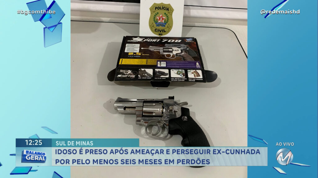 IDOSO É PRESO APÓS AMEAÇAR E PERSEGUIR EX-CUNHADA POR PELO MENOS SEIS MESES EM PERDÕES