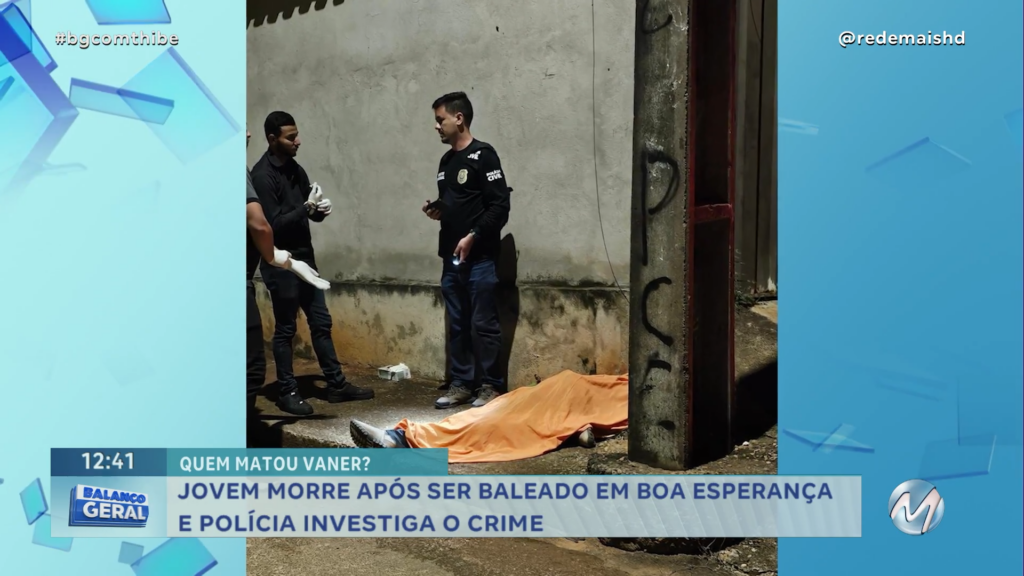 JOVEM MORRE APÓS SER BALEADO EM BOA ESPERANÇA E POLÍCIA INVESTIGA O CRIME