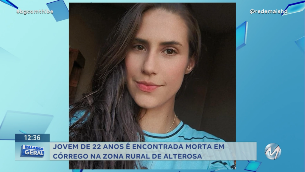 JOVEM DE 22 ANOS É ENCONTRADA MORTA EM CÓRREGO NA ZONA RURAL DE ALTEROSA