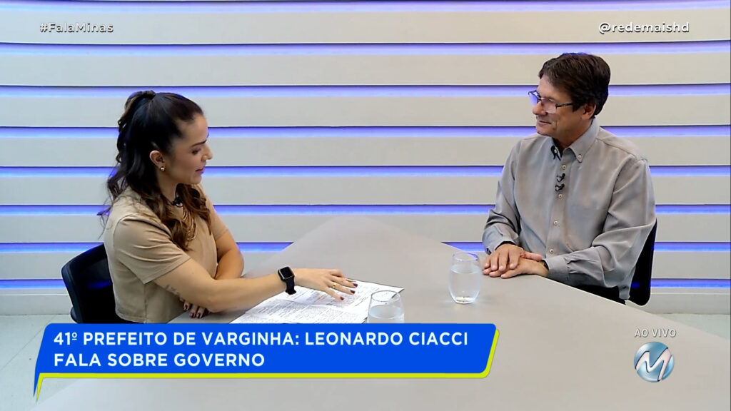 PREFEITO DE VARGINHA: LEONARDO CIACCI PARTICIPA DO FALA MINAS