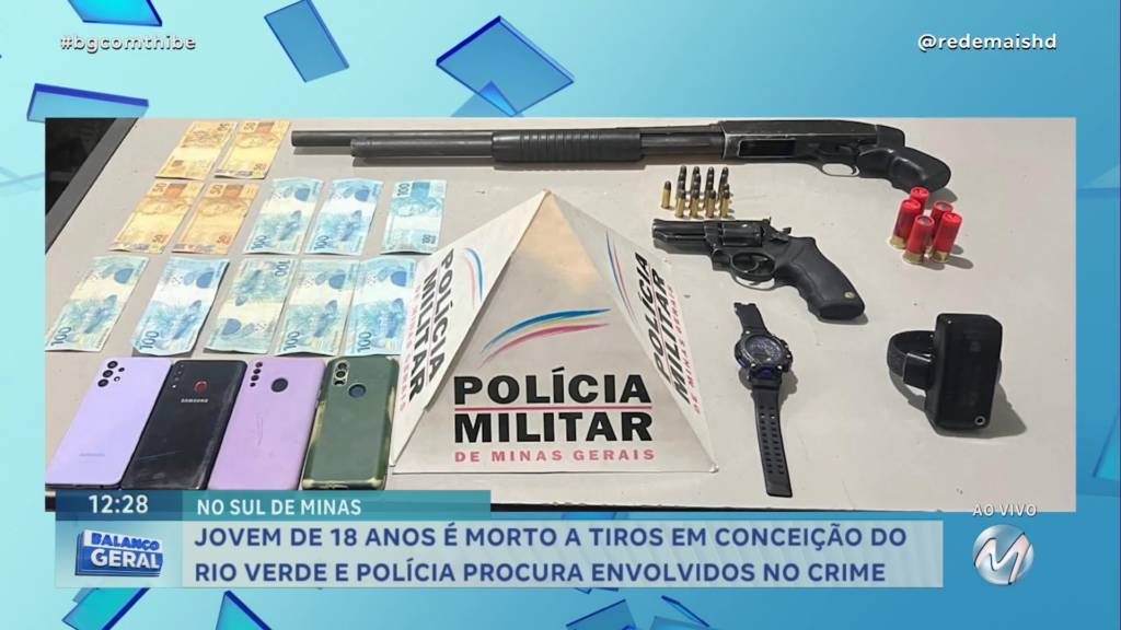 JOVEM DE 18 ANOS É MORTO A TIROS EM CONCEIÇÃO DO RIO VERDE E POLÍCIA PROCURA ENVOLVIDOS NO CRIME