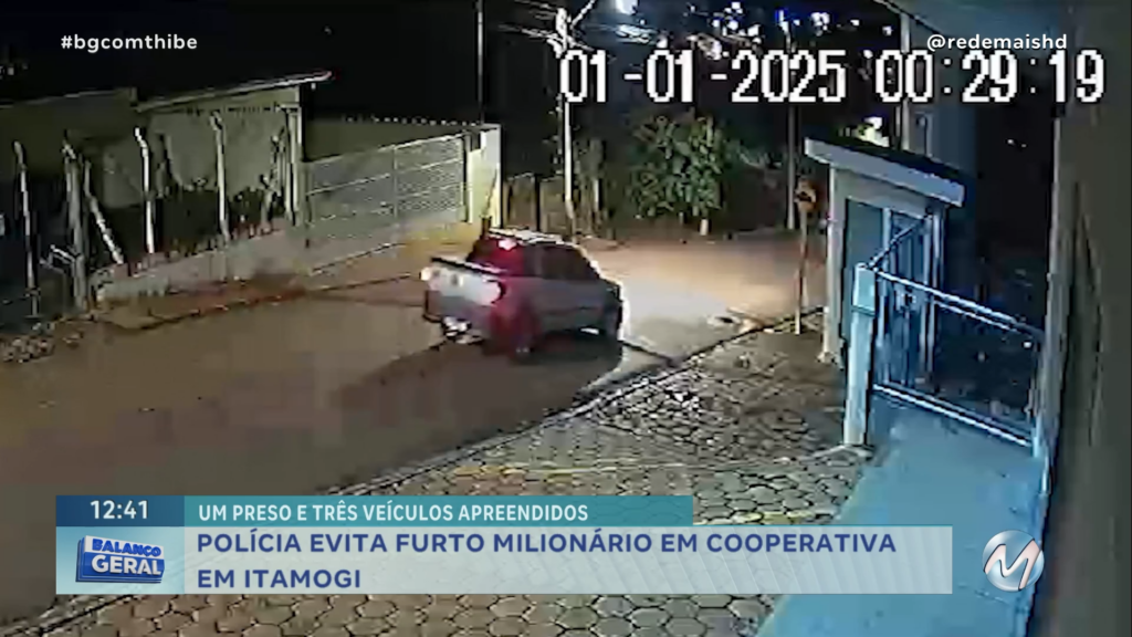 POLÍCIA EVITA FURTO MILIONÁRIO EM COOPERATIVA EM ITAMOGI