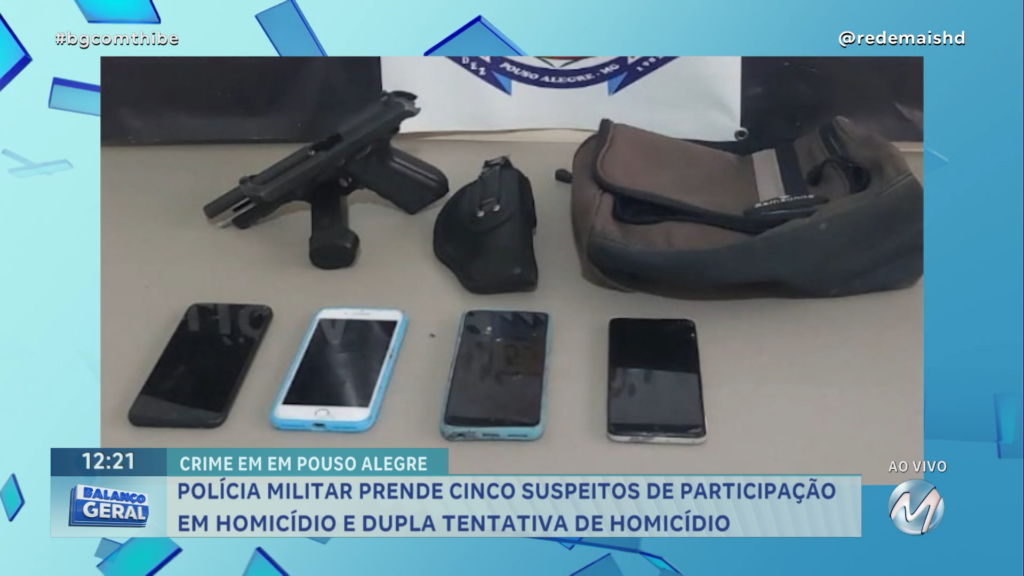 JOVENS SÃO BALEADOS EM ESCADARIA ENQUANTO BEBIAM E CINCO SUSPEITOS SÃO PRESAS EM POUSO ALEGRE