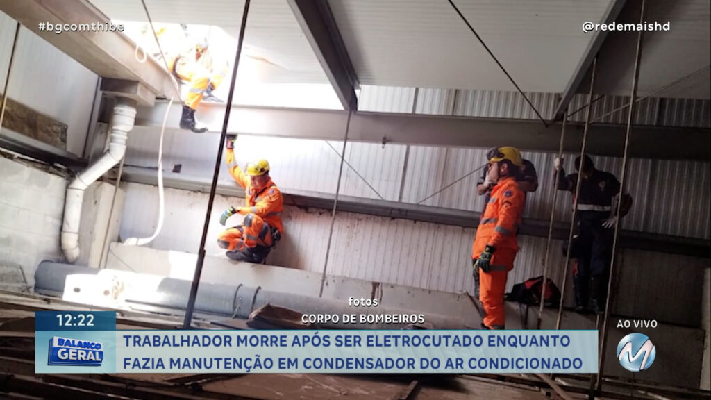 TRABALHADOR MORRE APÓS SER ELETROCUTADO EM MANUTENÇÃO DE AR CONDICIONADO