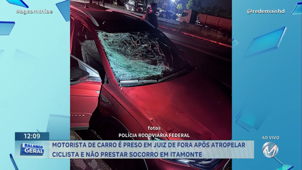 MOTORISTA É PRESO APÓS ATROPELAR CICLISTA E NÃO PRESTAR SOCORRO EM ITAMONTE