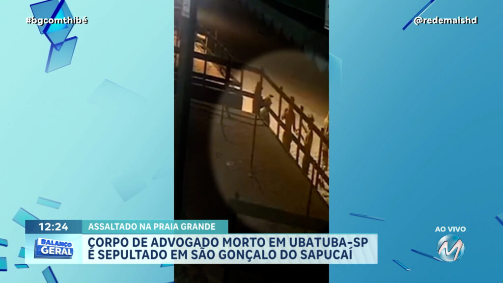 CORPO DE ADVOGADO MORTO EM UBATUBA-SP É SEPULTADO EM SÃO GONÇALO DO SAPUCAÍ