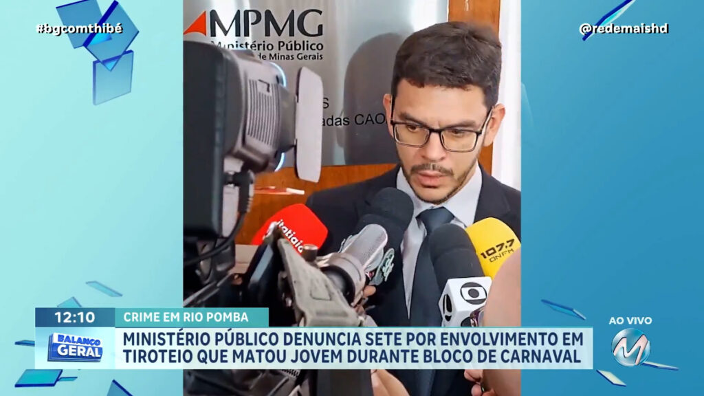 MINISTÉRIO PÚBLICO DENUNCIA SETE POR ENVOLVIMENTO EM TIROTEIO QUE MATOU JOVEM DURANTE BLOCO DE CARNAVAL