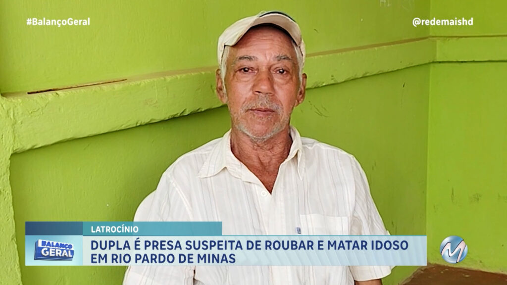 DOIS JOVENS FORAM PRESOS SUSPEITOS DO LATROCÍNIO DE EUZÉBIO JOSÉ PEDRO, DE 63 ANOS