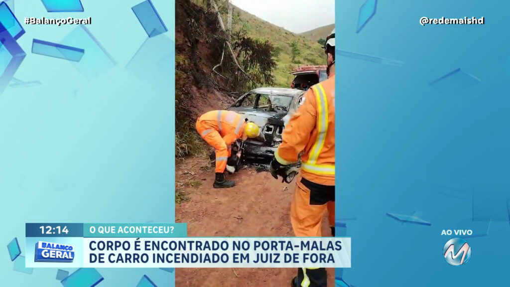 CORPO É ENCONTRADO NO PORTA-MALAS DE CARRO INCENDIADO
