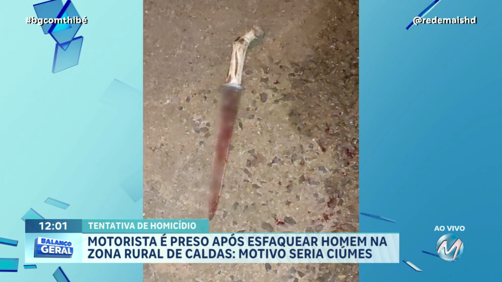 DOIS HOMENS SÃO ALVOS DE TENTATIVA DE HOMICÍDIO NO FIM DE SEMANA EM CALDAS