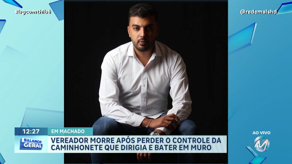 VEREADOR MORRE APÓS PERDER O CONTROLE DA CAMINHONETE QUE DIRIGIA E BATER EM MURO DE CASA