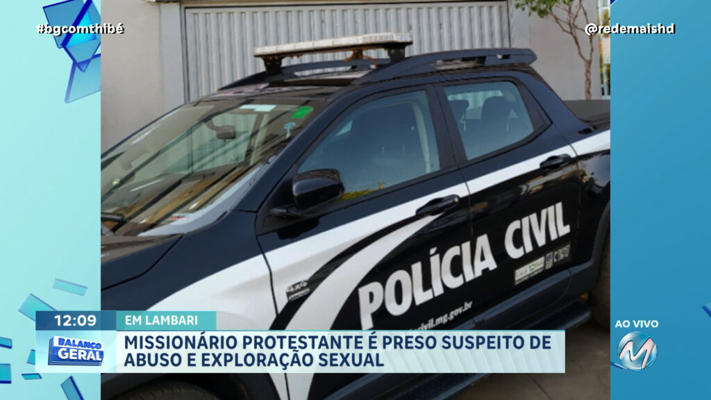 MISSIONÁRIO PROTESTANTE É PRESO SUSPEITO DE ABUSO E EXPLORAÇÃO SEXUAL