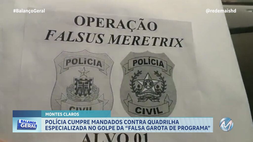 GRUPO QUE SE PASSAVA POR GAROTA DE PROGRAMA PARA APLICAR GOLPES FOI ALVO DA POLÍCIA EM MONTES CLAROS