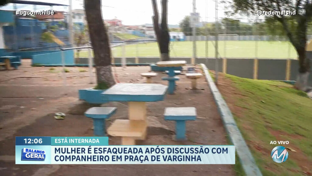 MULHER É ESFAQUEADA APÓS DISCUSSÃO COM COMPANHEIRO EM PRAÇA DE VARGINHA