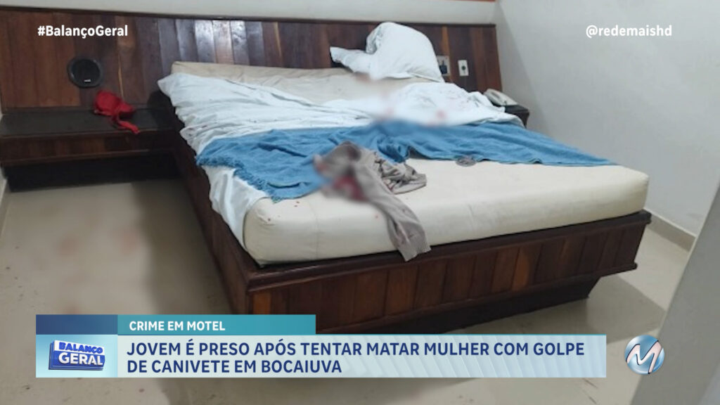 UM JOVEM, DE 19 ANOS, FOI PRESO DEPOIS DE TENTAR MATAR UMA MULHER DENTRO DE UM MOTEL