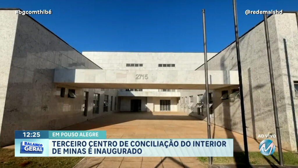 TERCEIRO CENTRO DE CONCILIAÇÃO DO INTERIOR DE MINAS É INAUGURADO