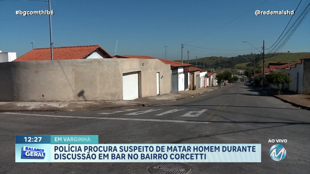 EM VARGINHA: POLÍCIA PROCURA SUSPEITO DE MATAR HOMEM DURANTE DISCUSSÃO EM BAR
