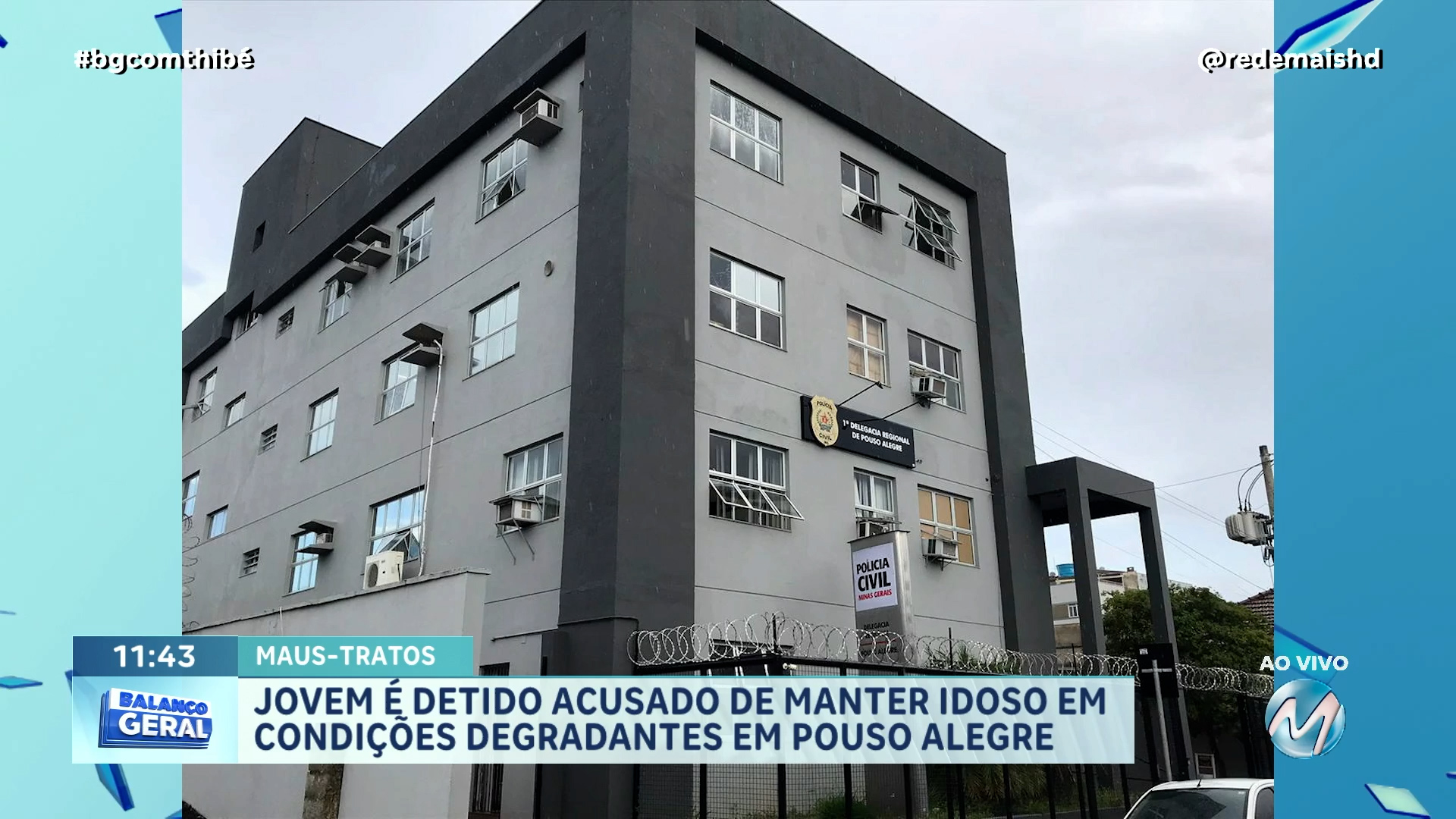 JOVEM É DETIDO ACUSADO DE MANTER IDOSO EM CONDIÇÕES DEGRADANTES EM POUSO ALEGRE