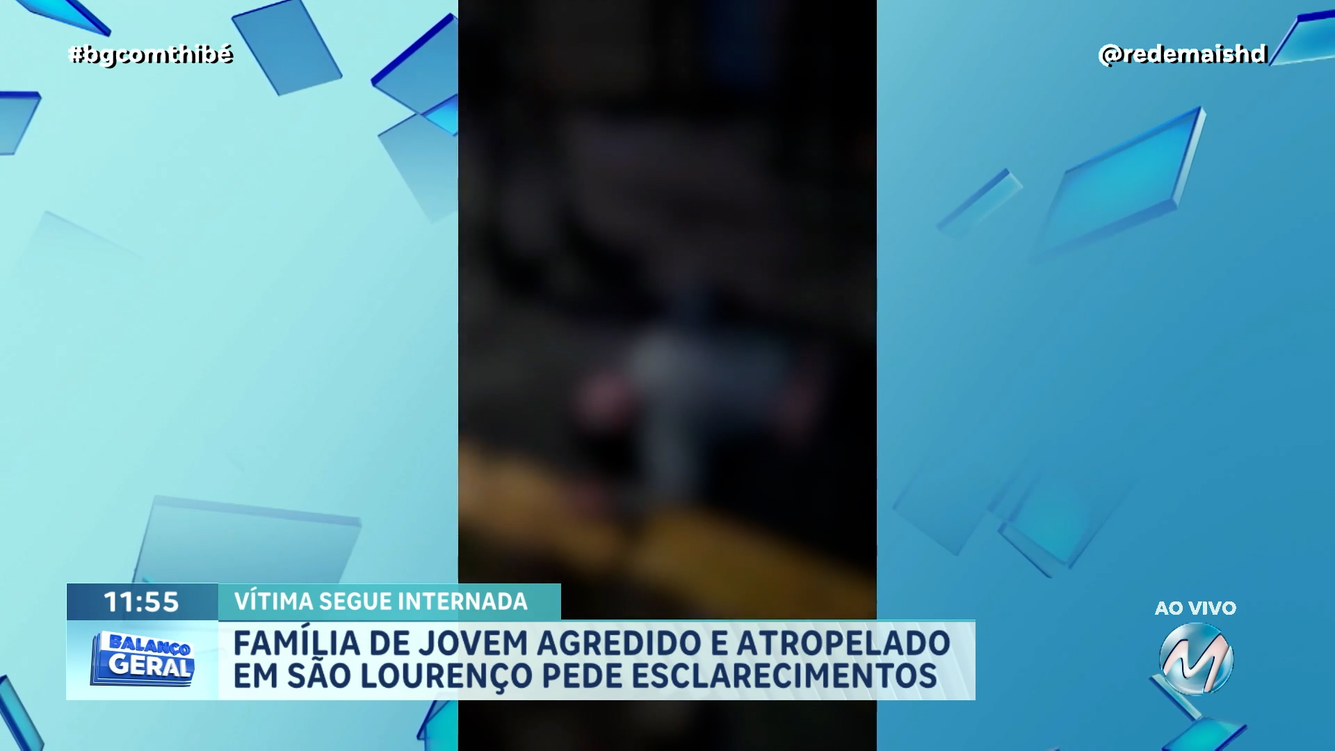 FAMÍLIA DE JOVEM AGREDIDO E ATROPELADO EM SÃO LOURENÇO PEDE ESCLARECIMENTOS