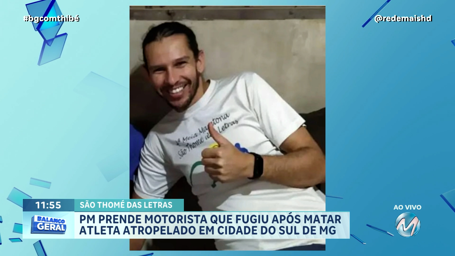 PM PRENDE MOTORISTA QUE FUGIU APÓS MATAR ATLETA ATROPELADO EM CIDADE DO SUL DE MG