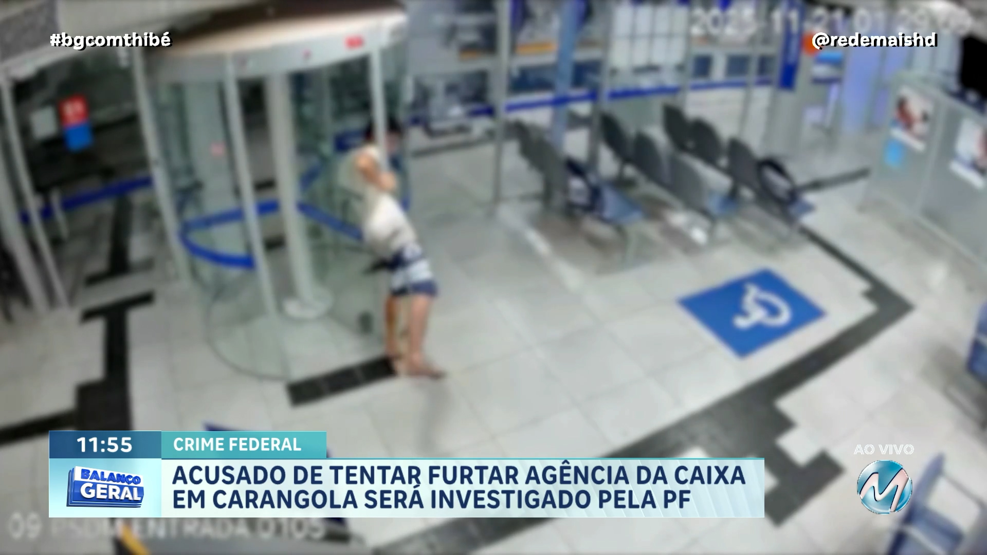 ACUSADO DE TENTAR FURTAR AGÊNCIA DA CAIXA EM CARANGOLA SERÁ INVESTIGADO PELA PF