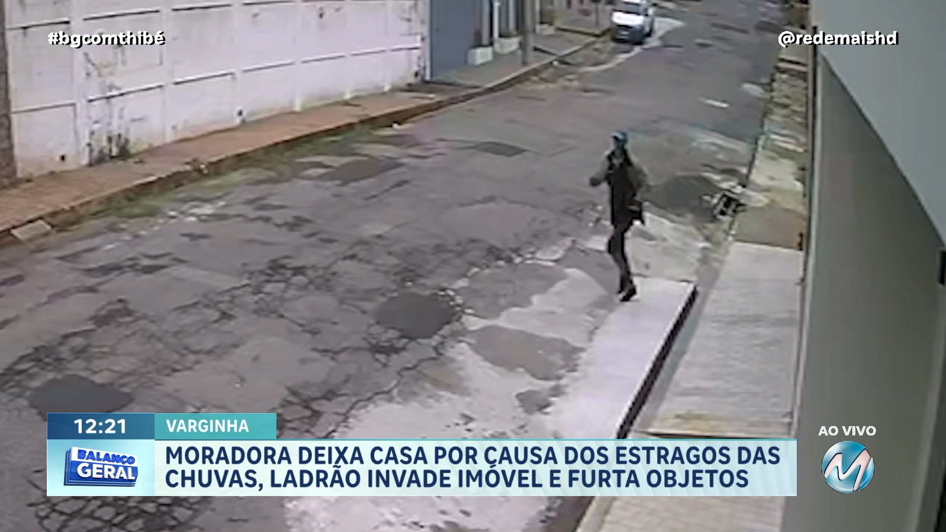 MORADORA DEIXA CASA POR CAUSA DOS ESTRAGOS DAS CHUVAS, LADRÃO INVADE IMÓVEL E FURTA OBJETOS