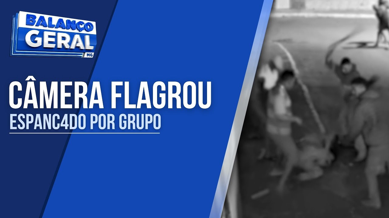 Jovem é espancado por grupo de cinco homens em rua de cidade do Sul de MG