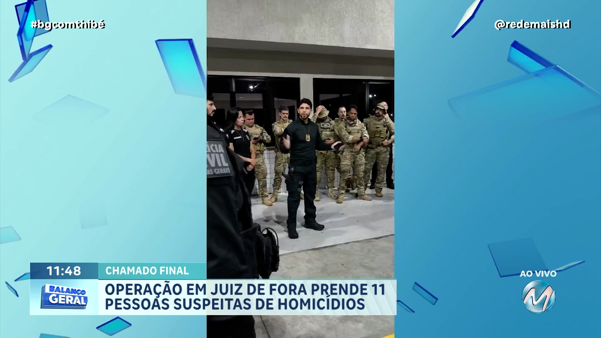 OPERAÇÃO EM JUIZ DE FORA PRENDE 11 PESSOAS SUSPEITAS DE HOMICÍDIOS