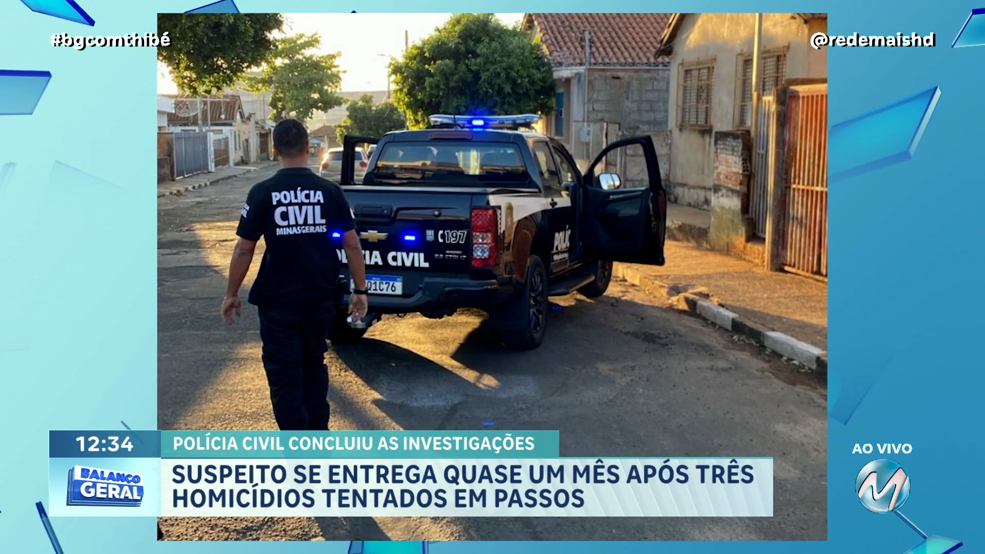 SUSPEITO SE ENTREGA QUASE UM MÊS APÓS ATIRAR E ACERTAR TRÊS PESSOAS EM BAR