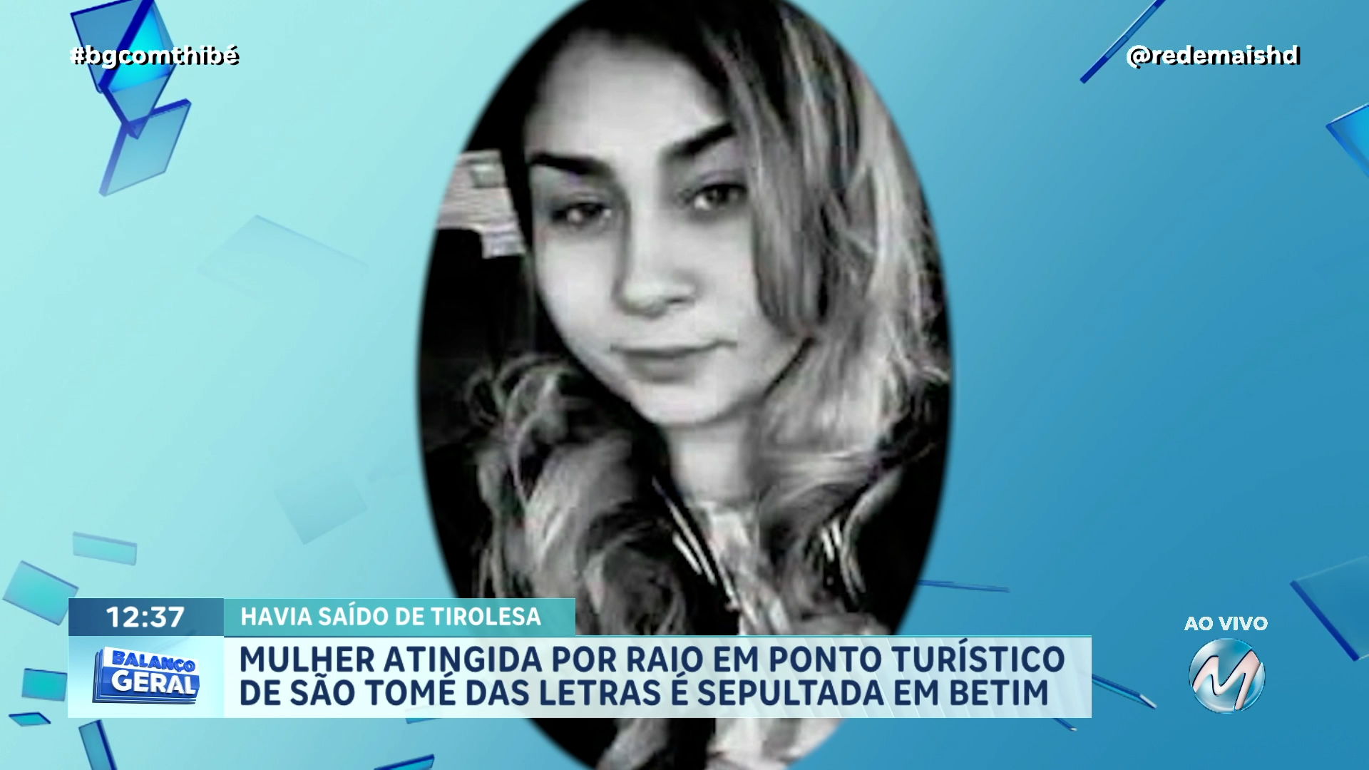 MULHER ATINGIDA POR RAIO EM PONTO TURÍSTICO DE SÃO TOMÉ DAS LETRAS É SEPULTADA EM BETIM