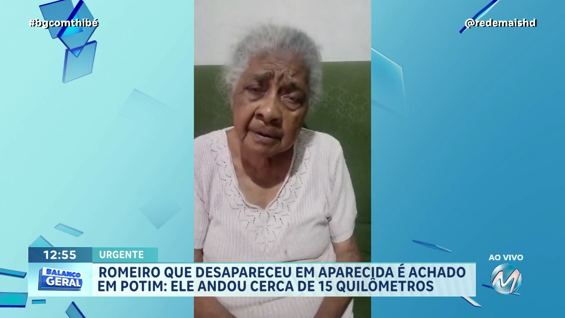 URGENTE: ROMEIRO QUE DESAPARECEU É ENCONTRADO EM POTIM APÓS CAMINHAR CERCA DE 15 QUILÔMETROS