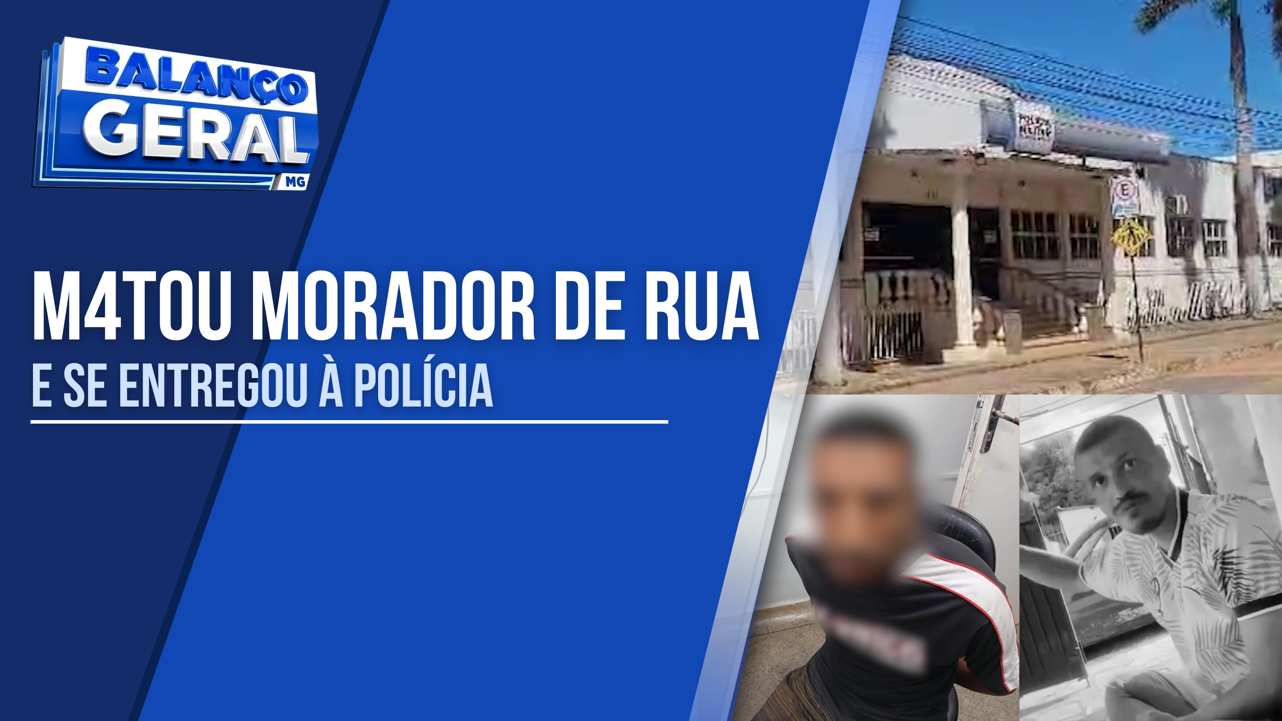 HOMEM SE ENTREGA À POLÍCIA E CONFESSA ASSASSINATO DE MORADOR EM SITUAÇÃO DE RUA