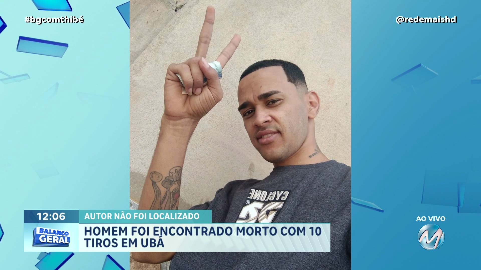HOMEM FOI ENCONTRADO MORTO COM 10 TIROS EM UBÁ