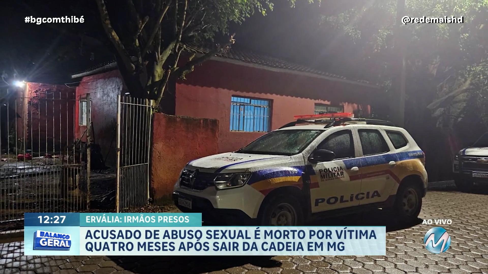 ACUSADO DE ABUSO SEXUAL É MORTO POR VÍTIMA QUATRO MESES APÓS SAIR DA CADEIA EM MG