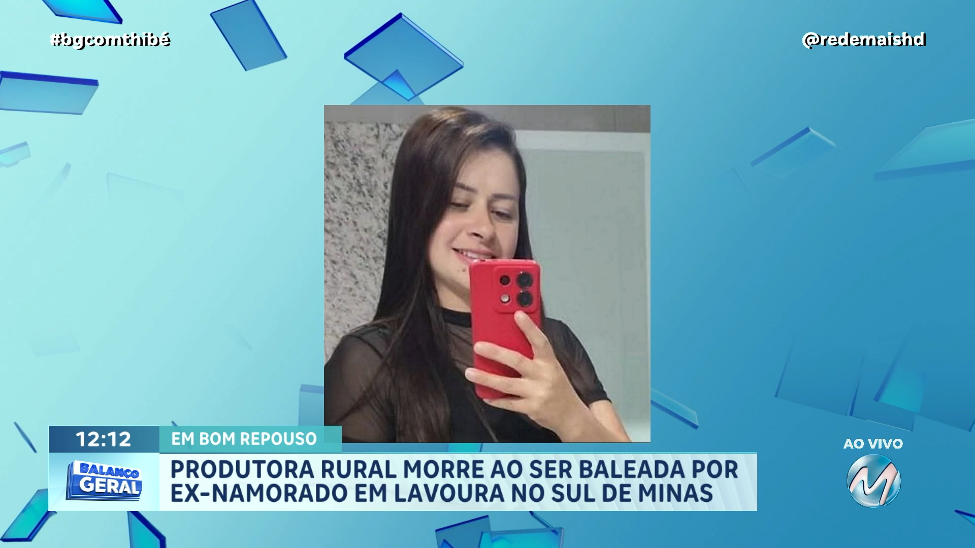 ÁUDIO REVELA QUE JOVEM BALEADA EM LAVOURA RELATAVA AMEAÇAS DO EX-COMPANHEIRO EM BOM REPOUSO
