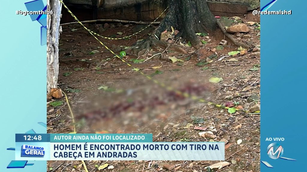 HOMEM É ENCONTRADO MORTO COM TIRO NA CABEÇA EM ANDRADAS