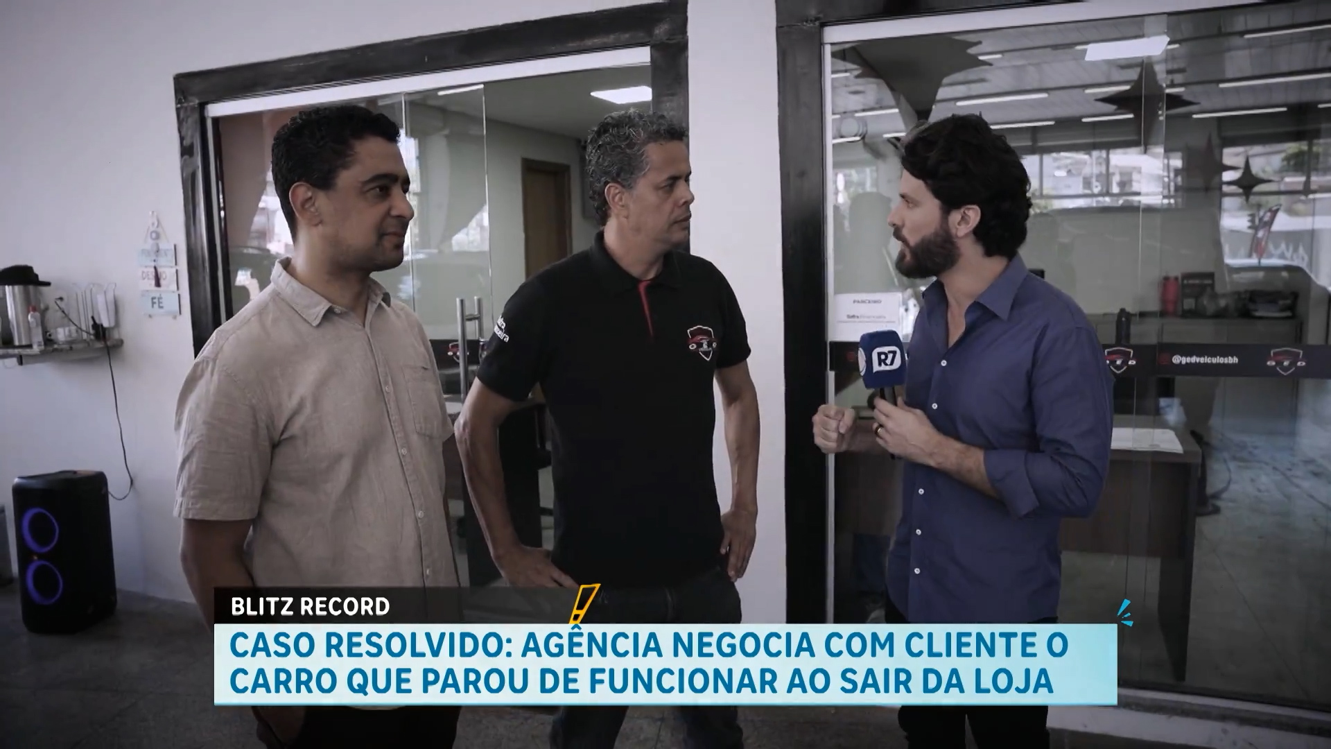 AGÊNCIA NEGOCIA COM CLIENTE O CARRO QUE PAROU DE FUNCIONAR AO SAIR DA LOJA