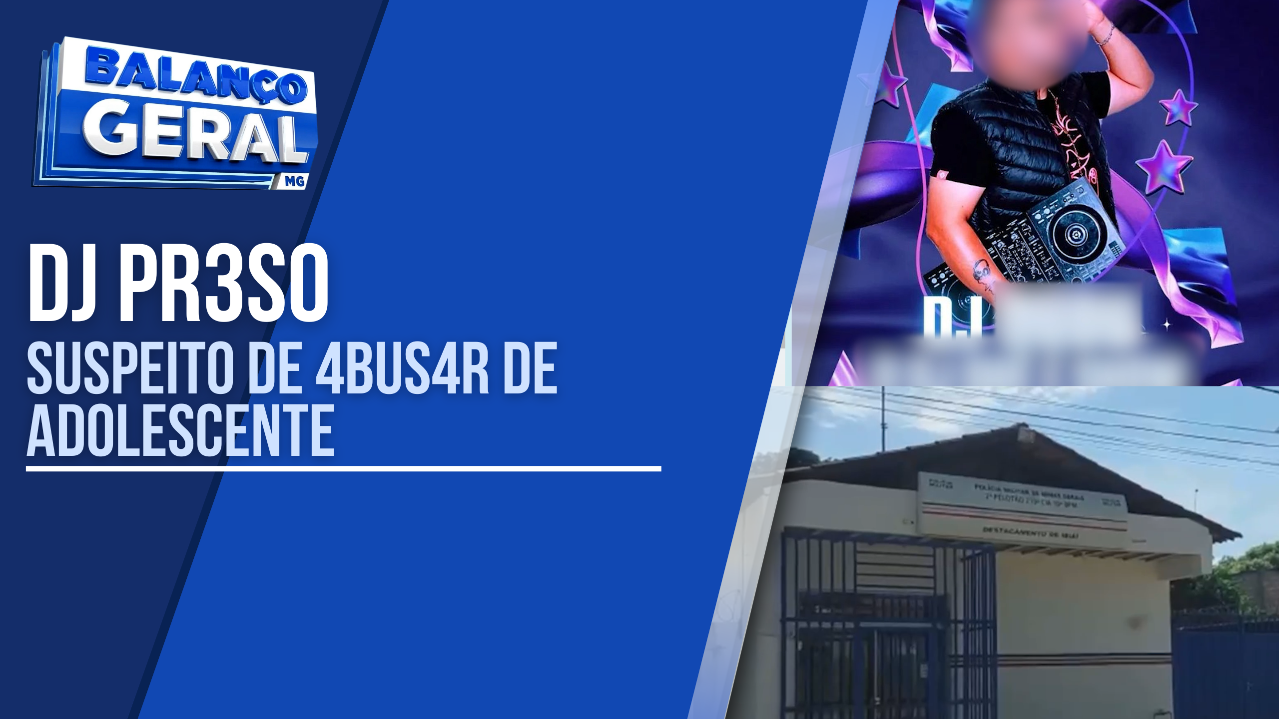 DJ É PRESO SUSPEITO DE ABUSAR DE ADOLESCENTE EM IBIAÍ