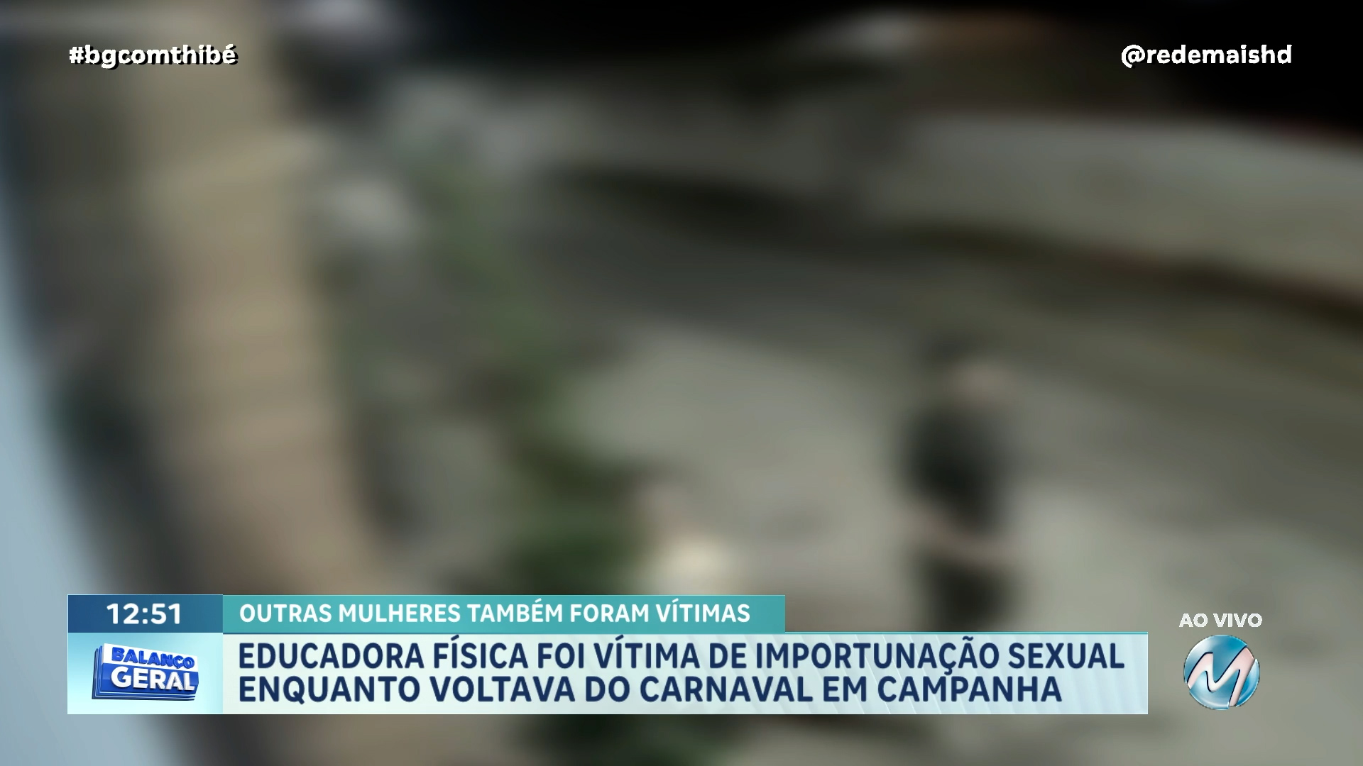 FLAGRANTE: EDUCADORA FÍSICA FOI VÍTIMA DE IMPORTUNAÇÃO SEXUAL ENQUANTO VOLTAVA DO CARNAVAL EM CAMPANHA