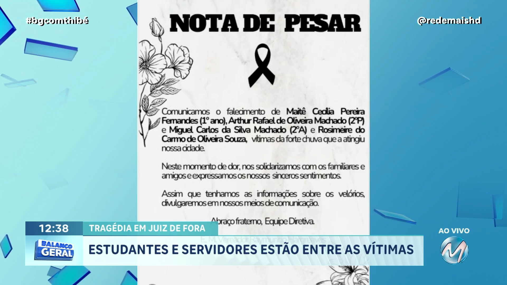 QUEM SÃO AS VÍTIMAS DA TRAGÉDIA DAS CHUVAS NA ZONA MATA: ESTUDANTES E SERVIDORES ESTÃO ENTRE AS PESSOAS QUE MORRERAM