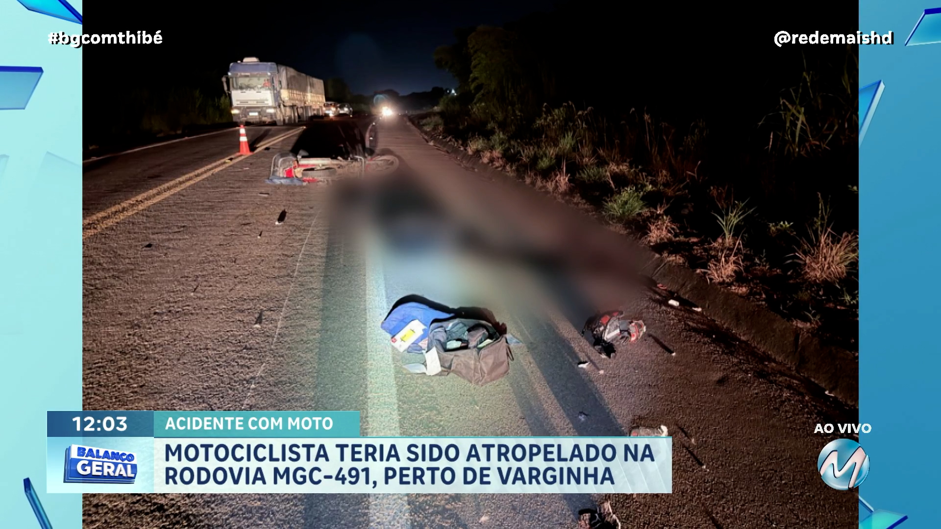 TERIA SIDO ATROPELADO: MOTOCICLISTA É ENCONTRADO MORTO ÀS MARGENS DE RODOVIA ENTRE VARGINHA E ELÓI MENDES